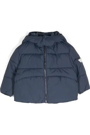Emporio Armani Gefütterte Jacke mit Logo