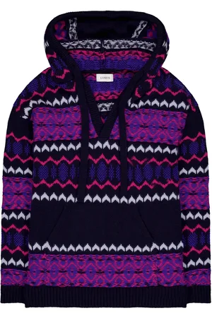 LANEUS Pullover mit Fair-Isle-Muster