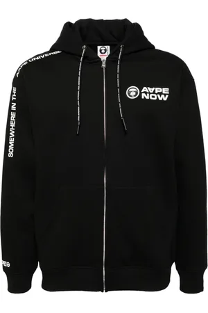 A Bathing Ape Kapuzenjacke mit Logo-Patch