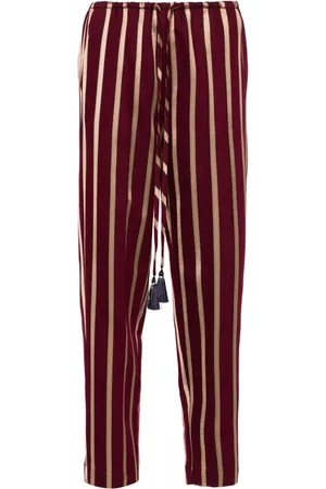 FORTE FORTE Gestreifte Tapered-Hose