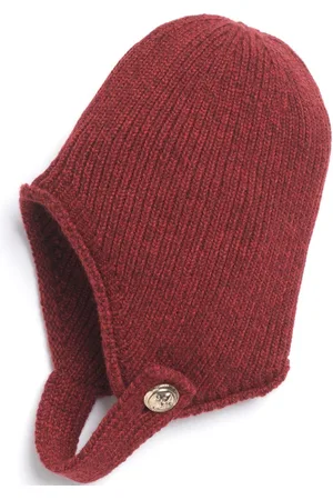 Barrie Gerippte Beanie mit Riemen-Detail