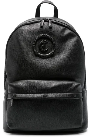 Roberto Cavalli Rucksack mit Logo-Schild