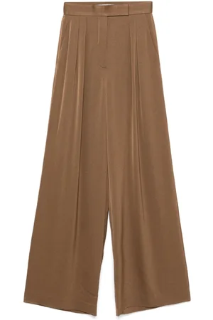 ALEX PERRY Satinhose mit Falten
