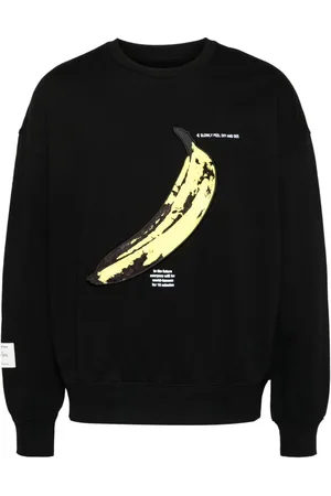 Musium Div. Sweatshirt mit Bananen-Patch