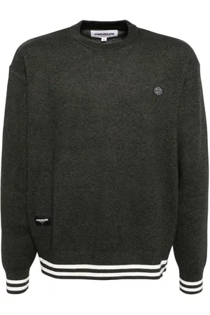 Chocoolate Pullover mit Logo-Patch