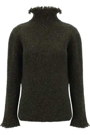 Burberry Pullover mit Fransensaum