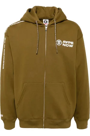 A Bathing Ape Kapuzenjacke mit Logo-Patch