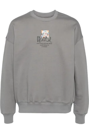 Musium Div. Sweatshirt im Materialmix
