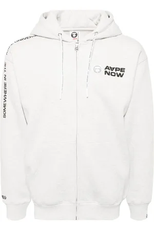 A Bathing Ape Kapuzenjacke mit Logo-Patch