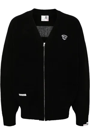 A Bathing Ape Moonface Cardigan mit Logo