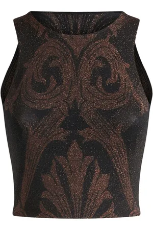 Etro Tanktop mit Metallic-Jacquard