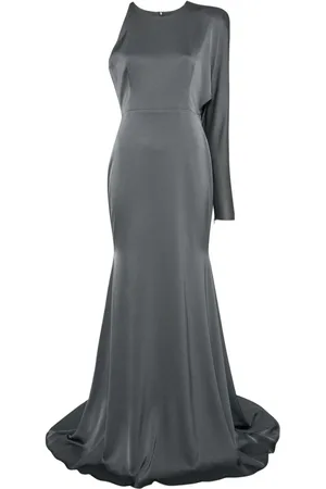 ALEX PERRY Asymmetrisches Abendkleid aus Satin