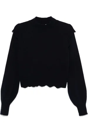 Twin-Set Pullover mit Wellensaum