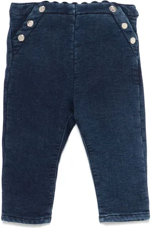 Tartine Et Chocolat Hose mit Bleach-Effekt