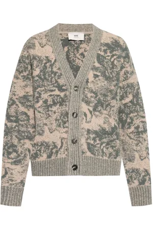 Ami Cardigan mit Jacquardmuster
