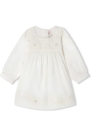 BONPOINT Kleid mit Blumenstickerei