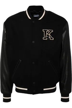 Karl Lagerfeld Bomberjacke mit Logo-Patch