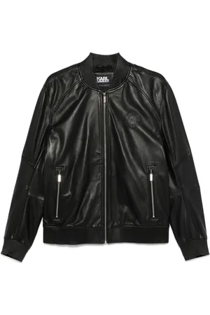 Karl Lagerfeld Klassische Lederjacke