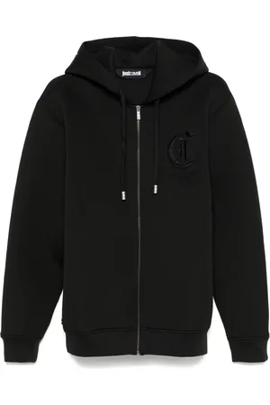 Roberto Cavalli Hoodie mit Logo-Stickerei