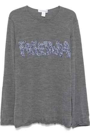 Comme des Garçons Pullover mit Freedom-Stickerei