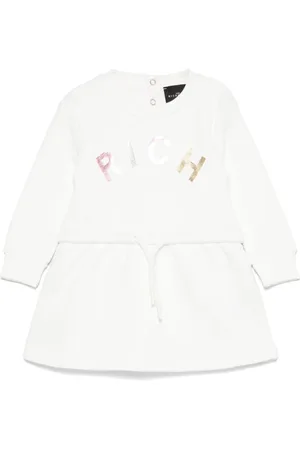 John Richmond Kleid mit Logo-Print
