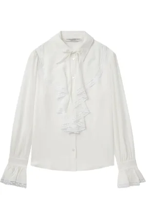 Alessandra Rich Bluse mit Rüschendetail