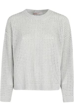 HERNO Pullover mit Lochstrickmuster