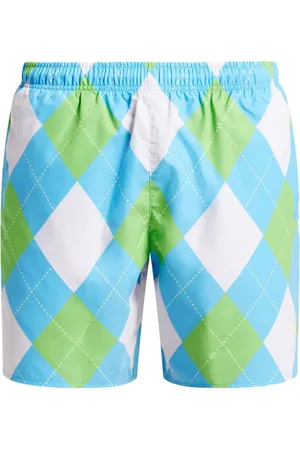 Lacoste Badeshorts mit geometrischem Print