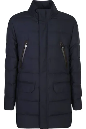 corneliani Wattierte Jacke mit Stehkragen