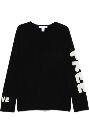 Comme des Garçons Pullover mit Intarsien-Logo