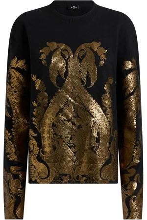 Etro Pullover mit Metallic-Print