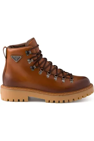 Prada leather boots price best sale