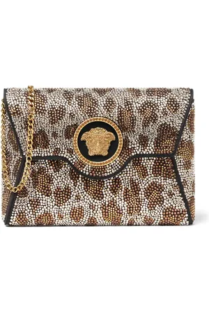 VERSACE La Medusa Clutch mit Kristallen
