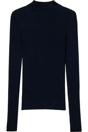 Twin-Set Nahtloser Pullover mit Stehkragen