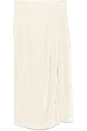 BLUMARINE Midirock aus Samt