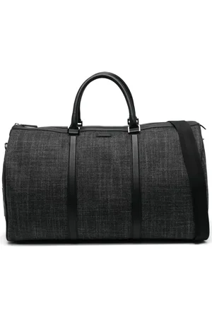 CANALI Reisetasche mit Logo-Patch