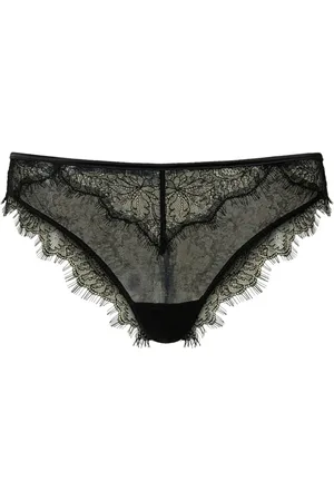 Twin-Set Brazilian-Slip aus Spitze und Tüll