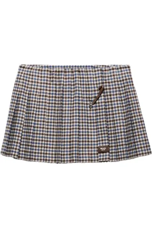Prada Karierter Minirock