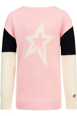 Perfect Moment Bestickter Pullover mit rundem Ausschnitt