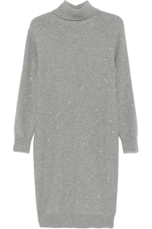 PESERICO SIGN Midikleid mit Pailletten