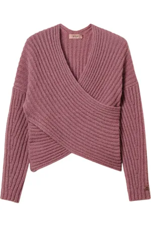 Twin-Set Gerippter Strickpullover