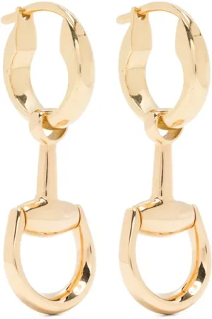 Gucci 18kt Horsebit Gelbgoldohrringe