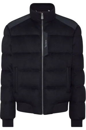 BILLIONAIRE Wattierte Jacke mit Logo-Patch
