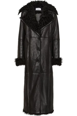 Philipp Plein Skull & Bones Mantel aus Shearling