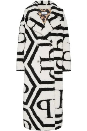 Philipp Plein Mantel aus Faux Fur