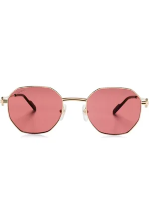 Cartier Sonnenbrille mit achteckigem Gestell
