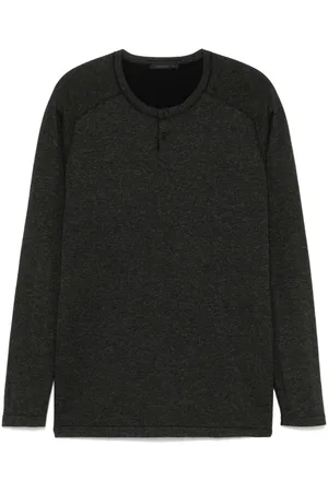 TRANSIT Pullover mit meliertem Effekt