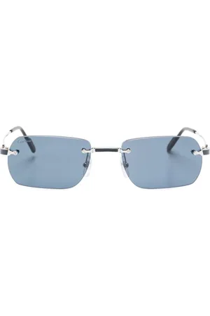 Cartier Sonnenbrille mit eckigem Gestell