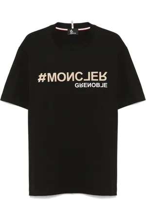 Moncler T-Shirt mit gummiertem Logo