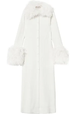Twin-Set Strickkleid aus Faux Fur